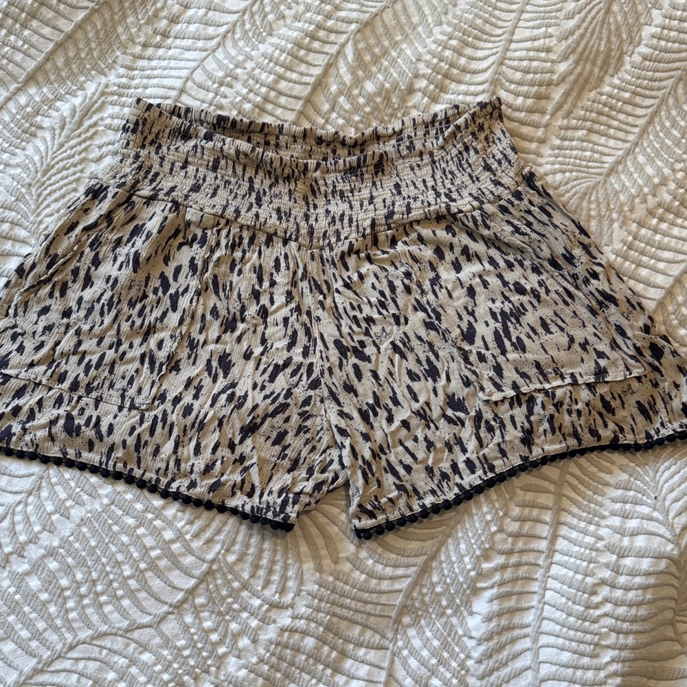 Leopard Print Women's Shorts